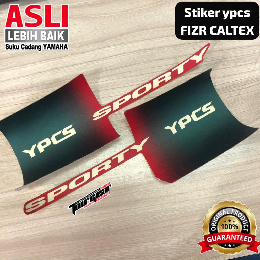 STIKER YPCS FIZR CALTEX SET KANAN KIRI ORIGINAL