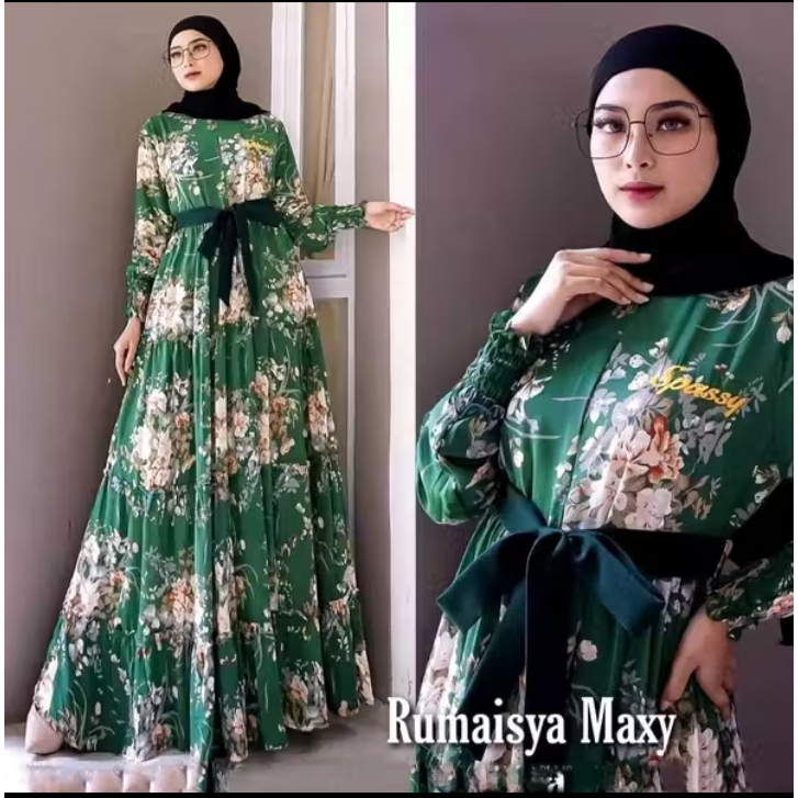 Gamis Monalisa ll Gamis Monalisa Jumbo ll Gamis Bunga Sakura Terbaru