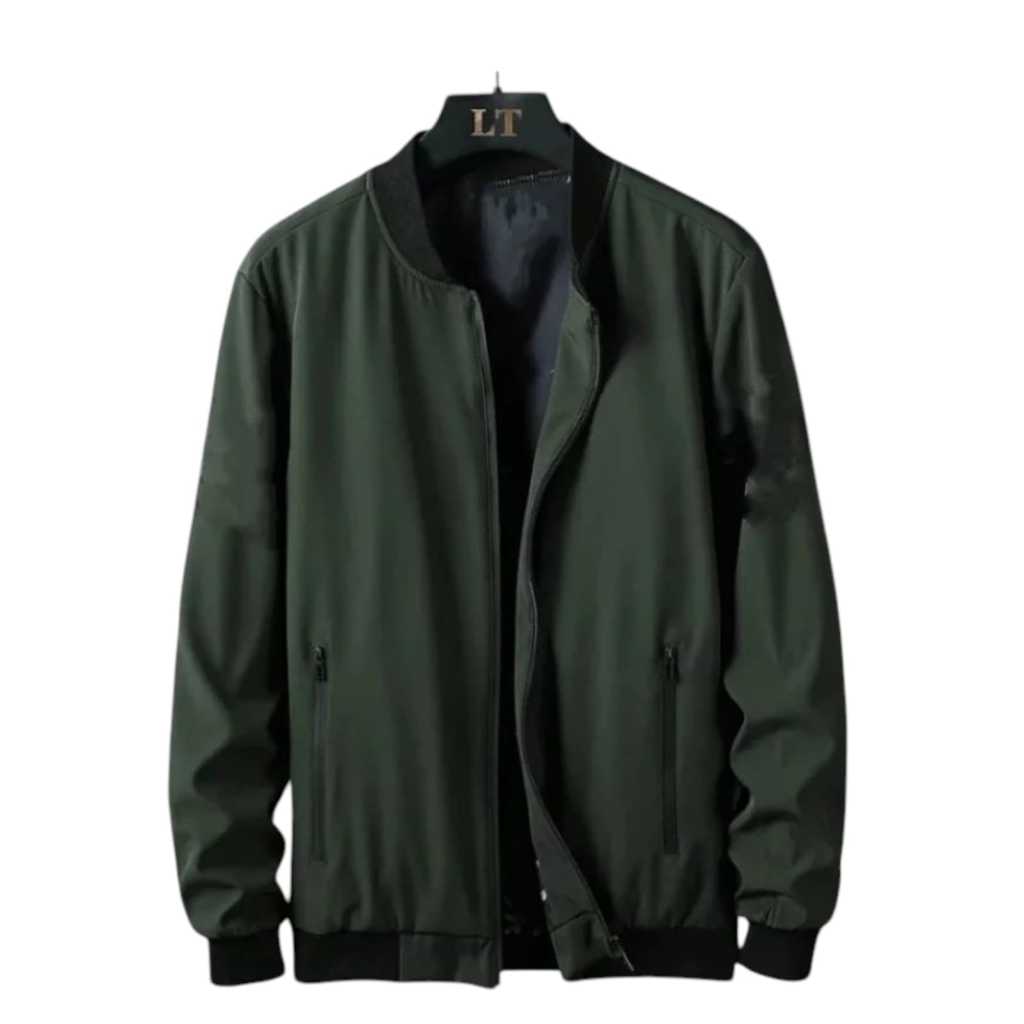 Jaket bomber polos jumbo/jaket pria jumbo polos 4xL-8xL