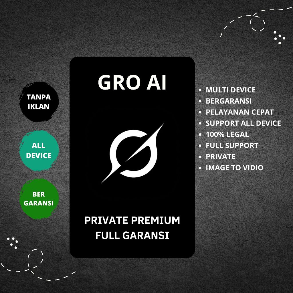 Grok AI Premium Bergaransi | SuperGrok DeepSearch, Big Brain & Multimodal AI Canggih