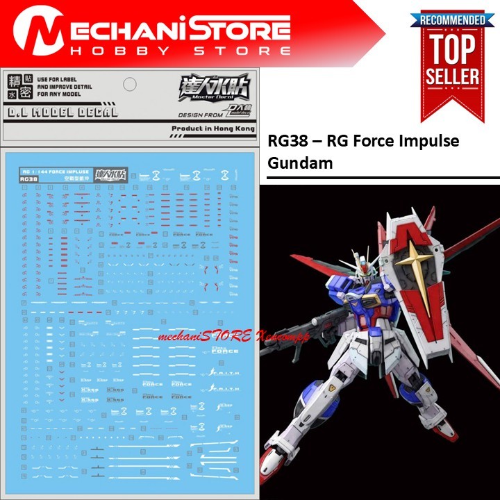 Water Decal RG37 - RG Force Impulse  by DL MODEL
