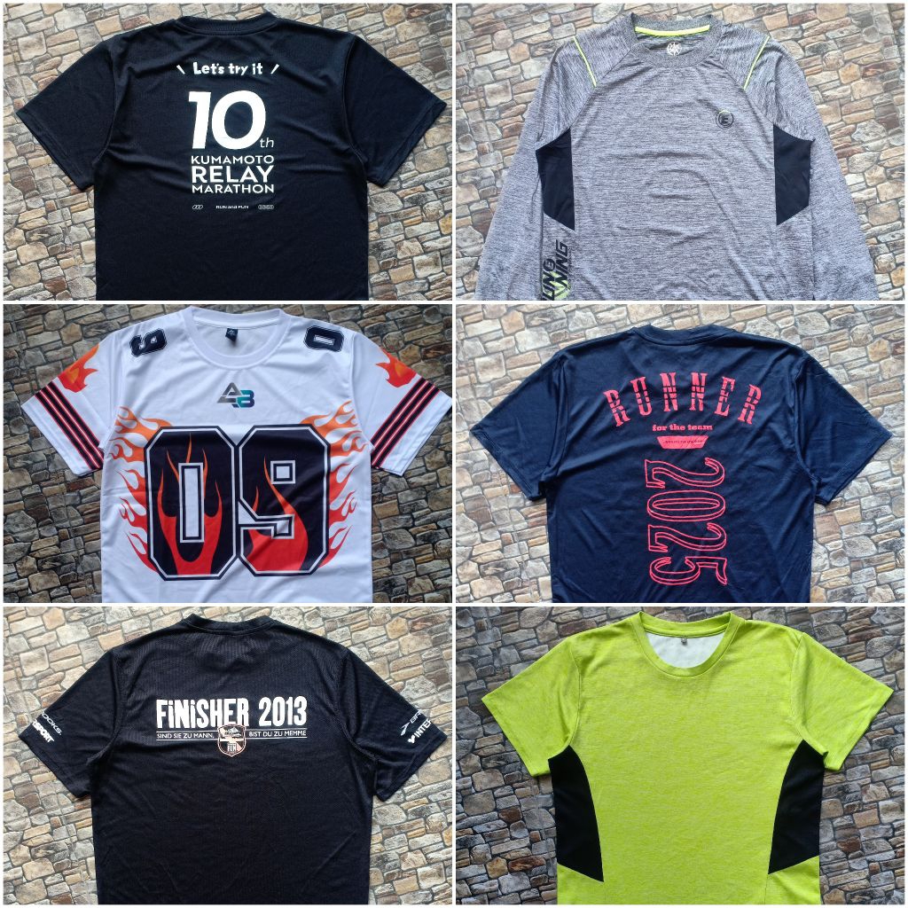 Kaos Jersey preloved branded original, Jersey olahraga pria