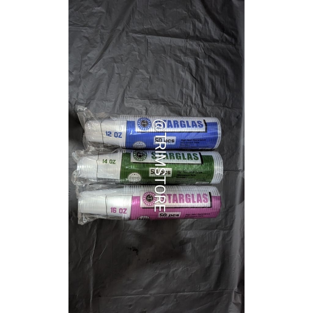 (50pcs)Cup Starglas 12oz 14oz 16oz