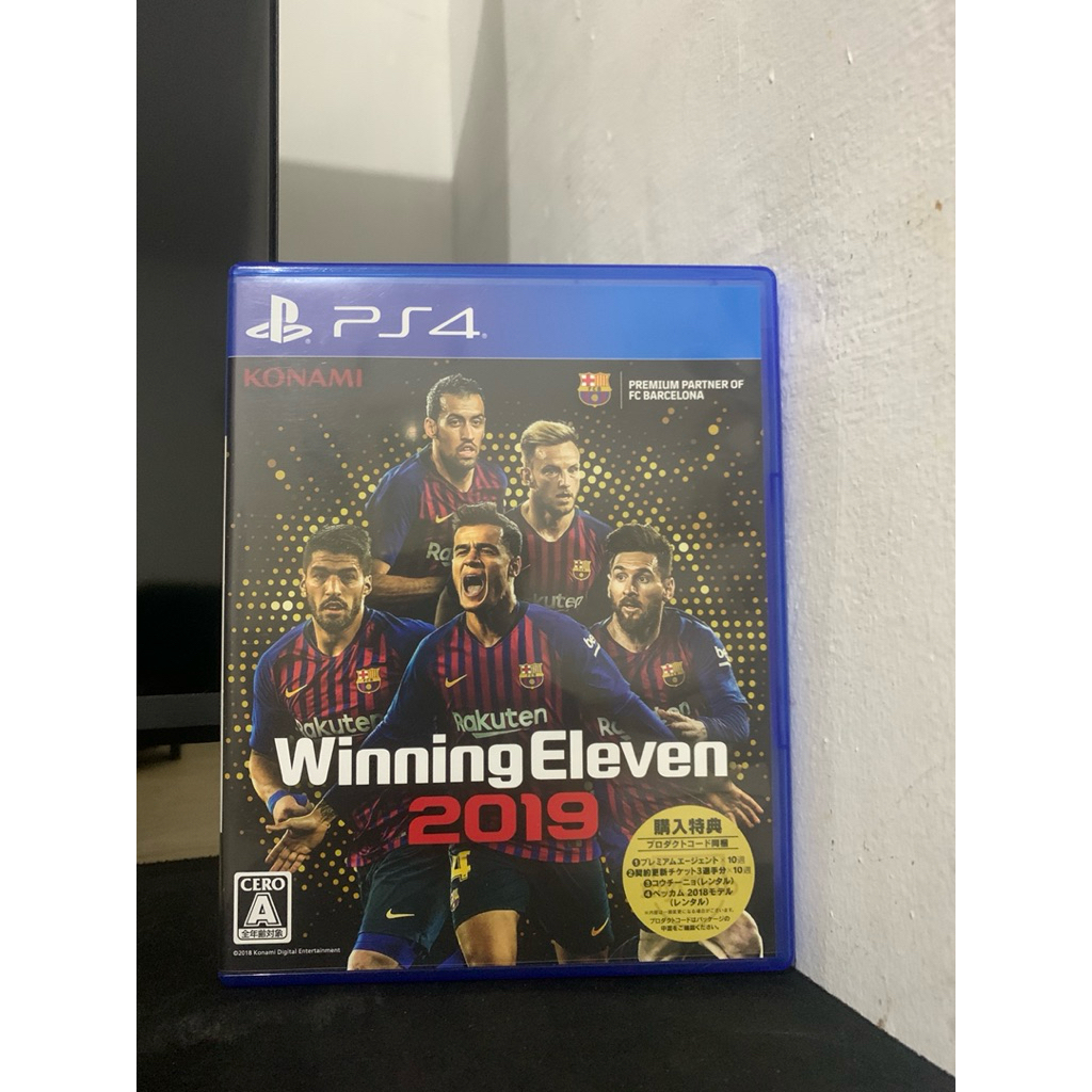 Kaset Bd Winning Eleven Pes 2019 PS4 + Option File Update Musim 25/26