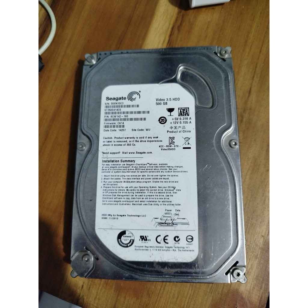 HDD SEAGATE 500GB