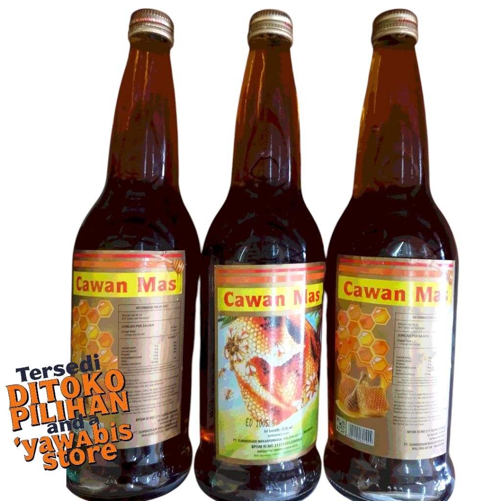 Cawan Mas Konsentrat Minuman Rasa Madu 620ml