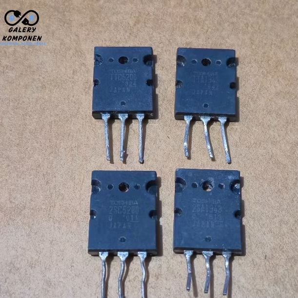 TRANSISTOR TOSHIBA CABUTAN 2SC5200 2SA1943 TTC5200 TTA1943 C5200 A1943  PER SET TRANSISTOR CABUTAN U