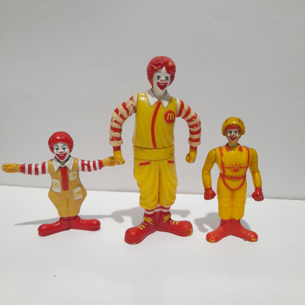 Set Mainan Mascot mcd Ronald Second