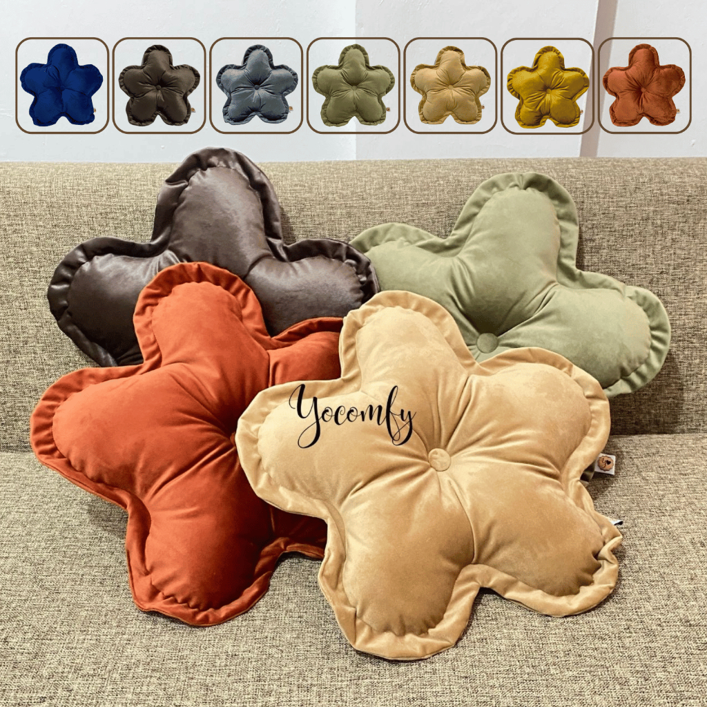 Yocomfy Jasmine Pillow Bantal Sofa Ruang Tamu Bantal Kursi Bunga Bantal Sofa Bunga