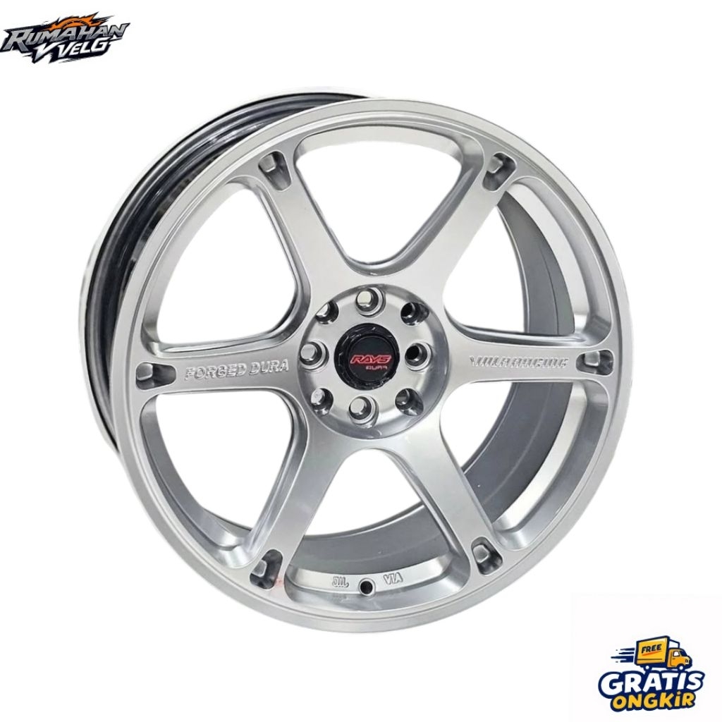 Velg TE37 Dura Ring17x7,5/8,5 Lobang.8 Pcd.100/114,3 Et.35/42