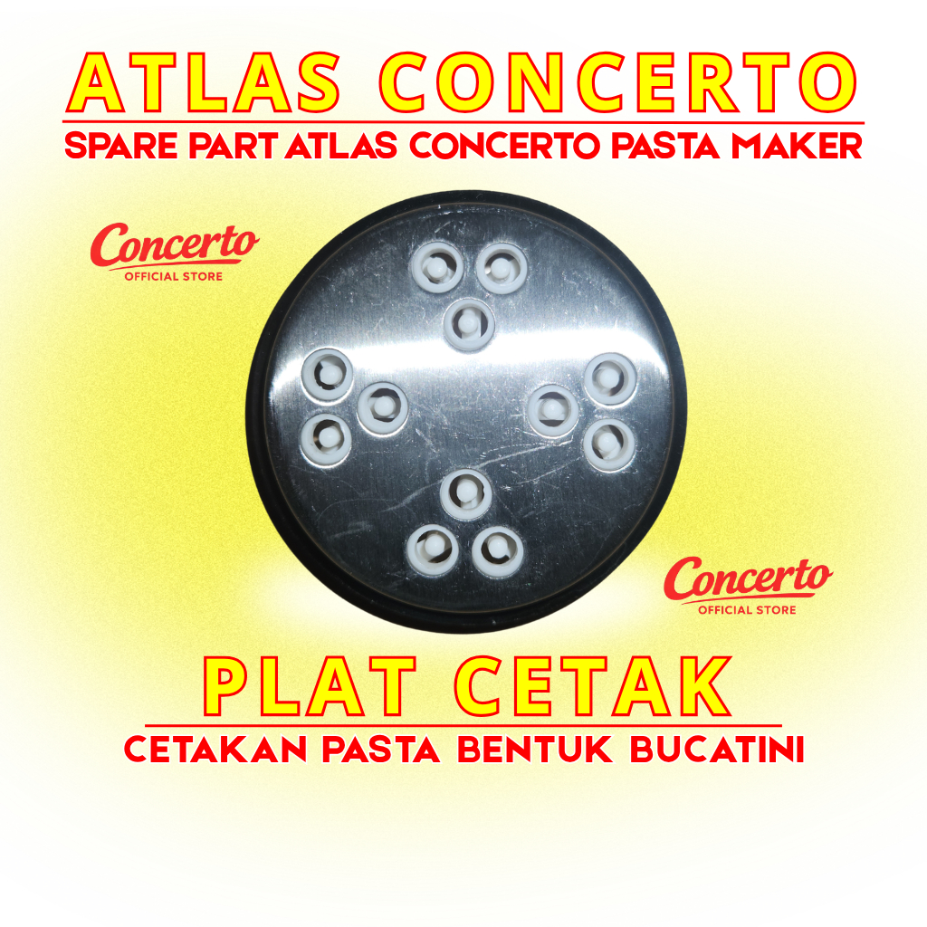 PLAT CETAKAN PASTA BUCATANI ATLAS CONCERTO PASTA MAKER