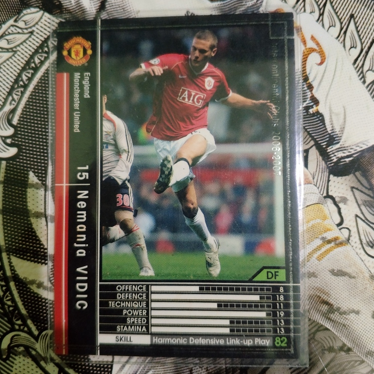 Kartu Bola Nemanja VIDIC Panini WCCF 2007-08