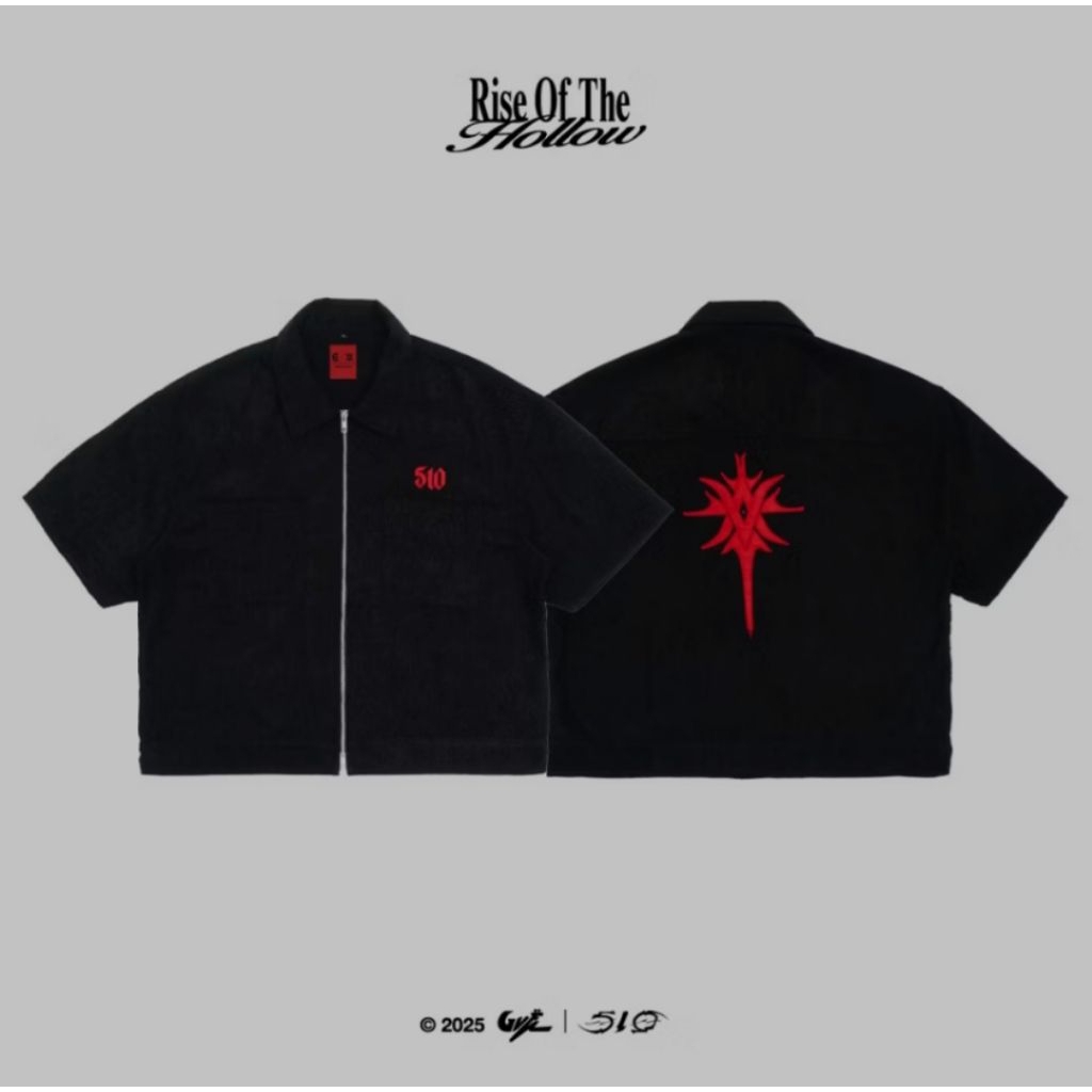 Gvfi x 510 Shirt Corduroy Veil Ritual Black