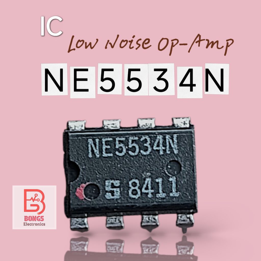 NE5534N IC Dip Single Low Noise Op-Amp Signetics