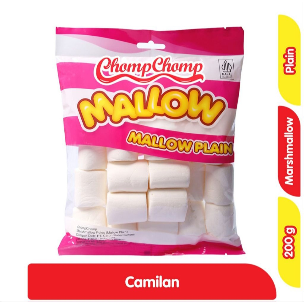 Chomp Chomp Mallow Plain Marshmallow 200gr