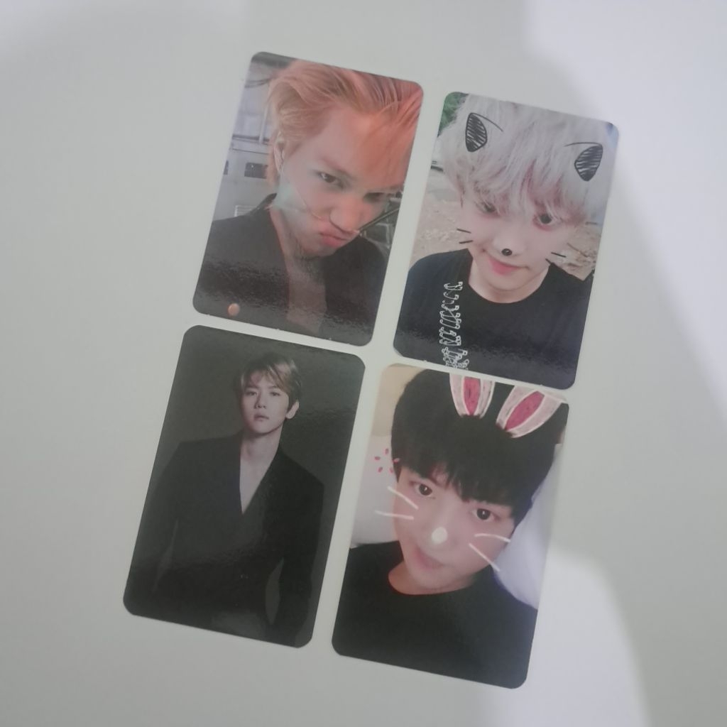 PC EXO Chanyeol Kai Baekhyun photocard pc exo official