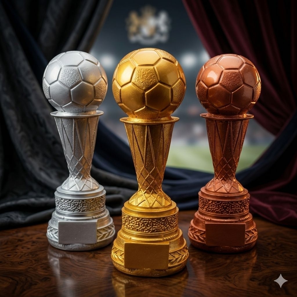PIALA /TROPHY SEPAK BOLA TERBARU BAHAN FIBER/RESIN