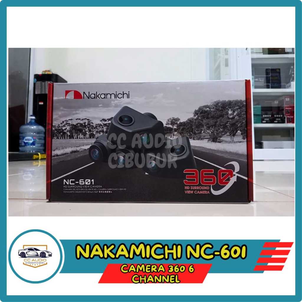 Camera 360 Nakamichi NC-601 360°/ Camera 360 NAKAMICHI 1080P / Kamera 360 Mobil 1080p / Camera Nakam