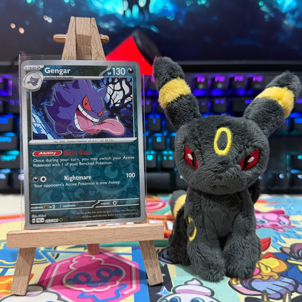 Kartu Pokemon Gengar Holo English 057/091 + Non Holo English + Non Holo Jepang Set Original Rare Kol