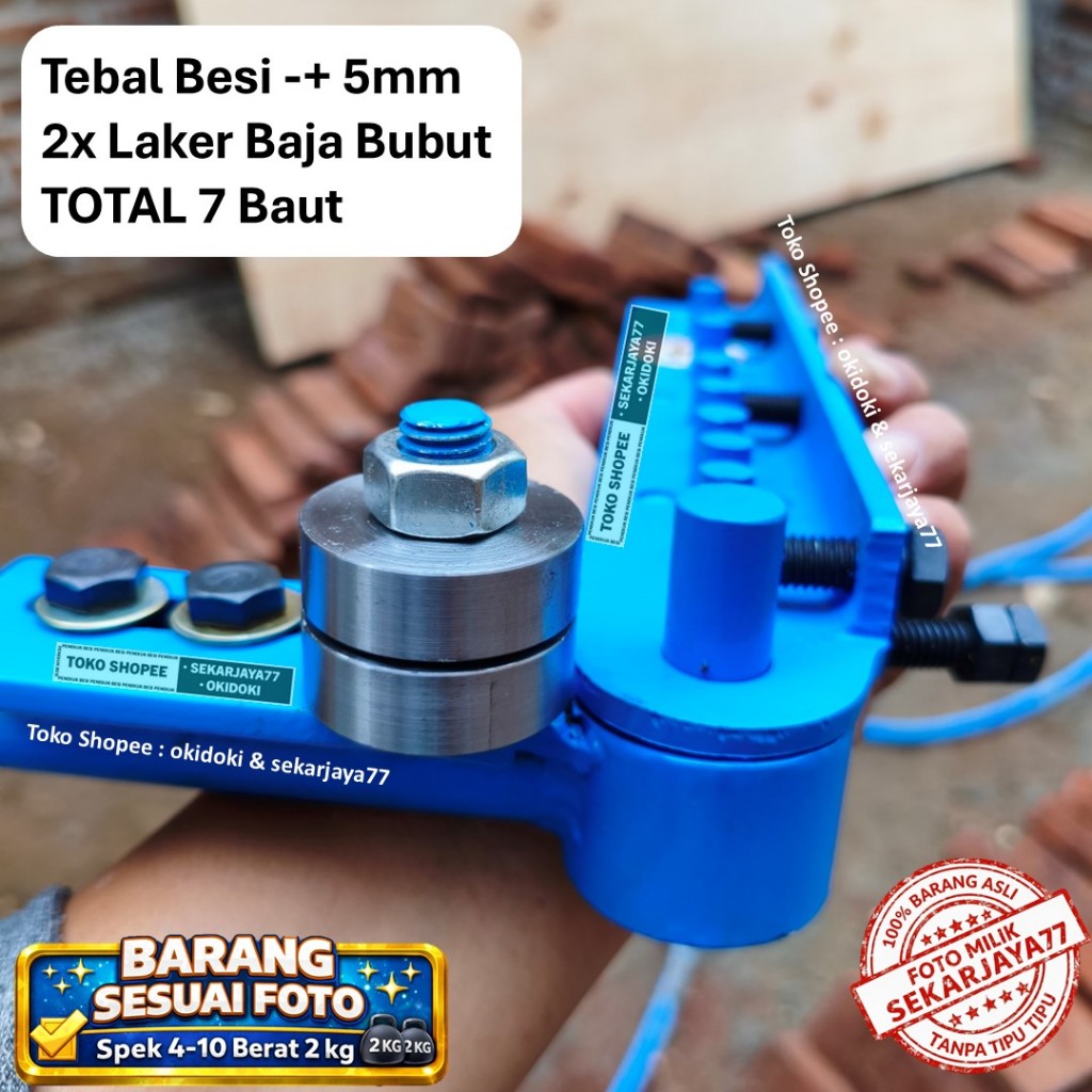 Sekarjaya77 Alat Tekuk Besi Bahan Tebal ada Laker Baja Bubut SJQ32