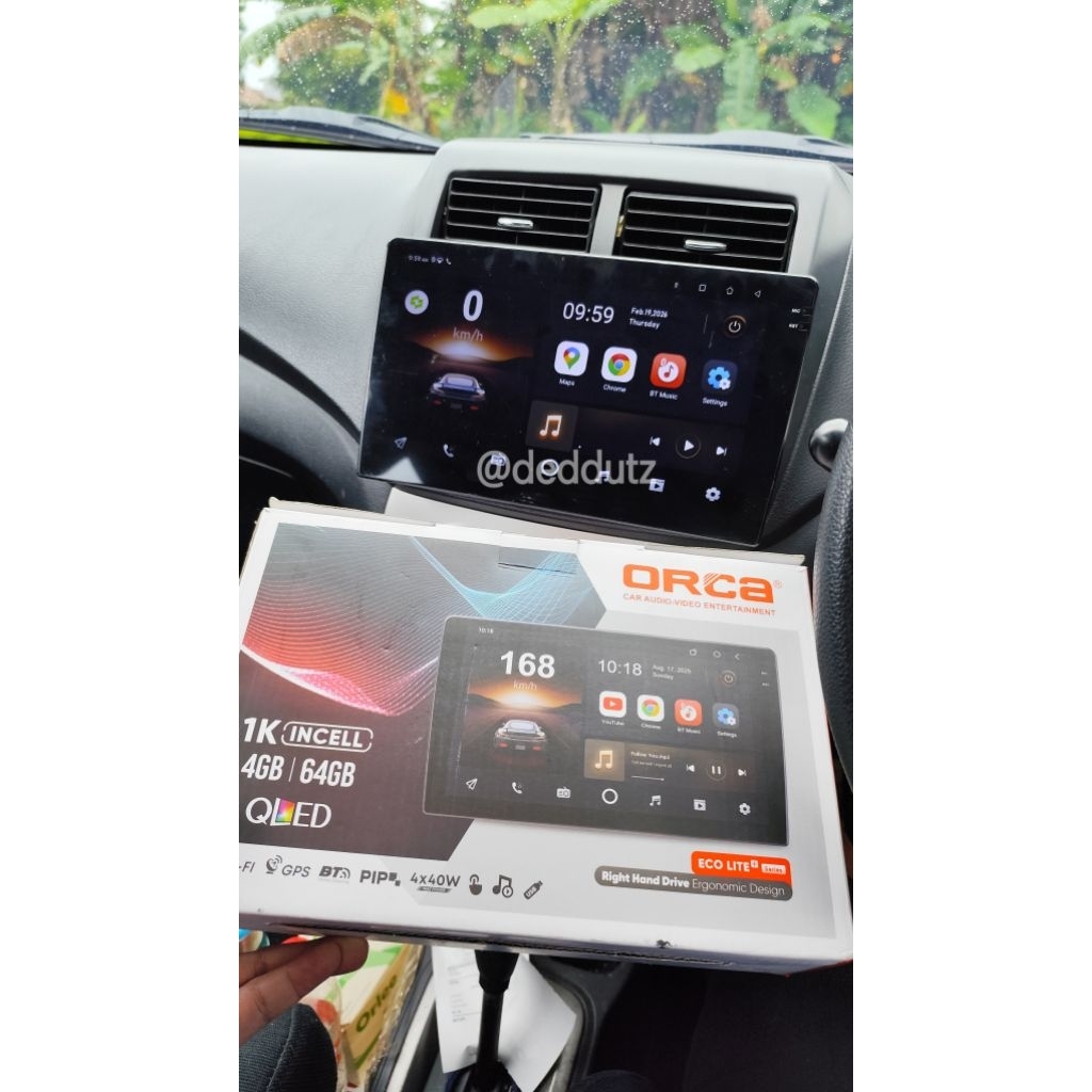 [bekas] head unit android orca 10" ADR 9988 eco lite plus 4/64gb