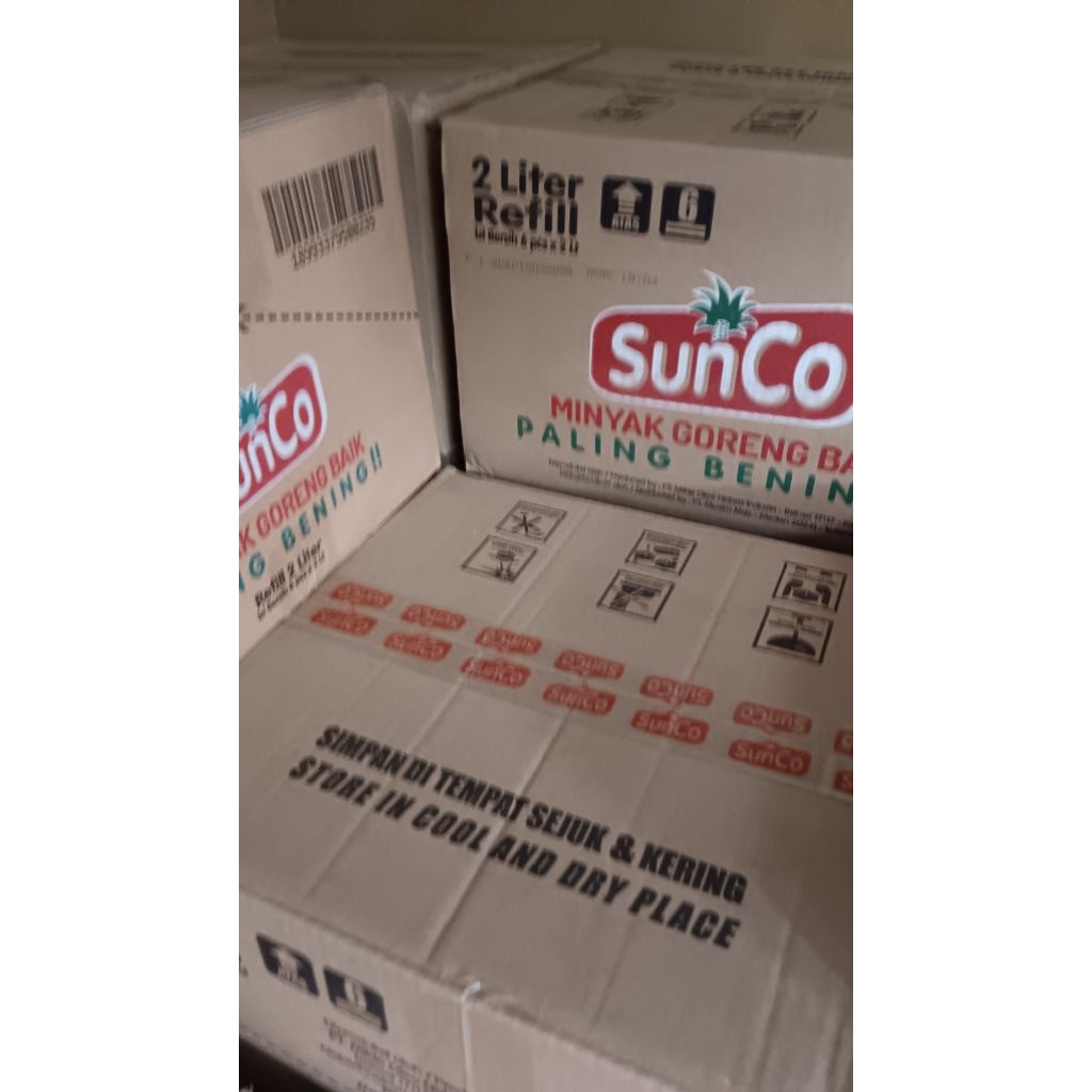 Minyak Sunco 1 dus kemasan 2L