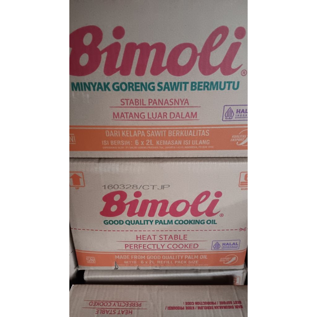 Minyak Bimoli 1 dus kemasan 2L