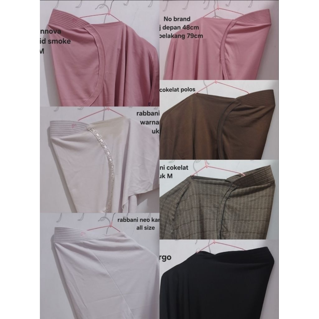 preloved rabbani/rabbani innova/kerudung rabbani/hijab rabbani/arfa hijab/CHR bergo/rabbani putih/ra