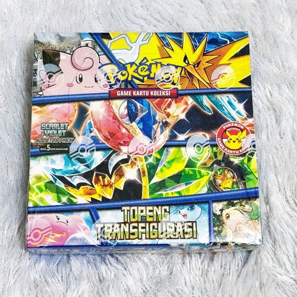 Kartu POKEMON Indonesia - Topeng Transfigurasi (booster BOX)