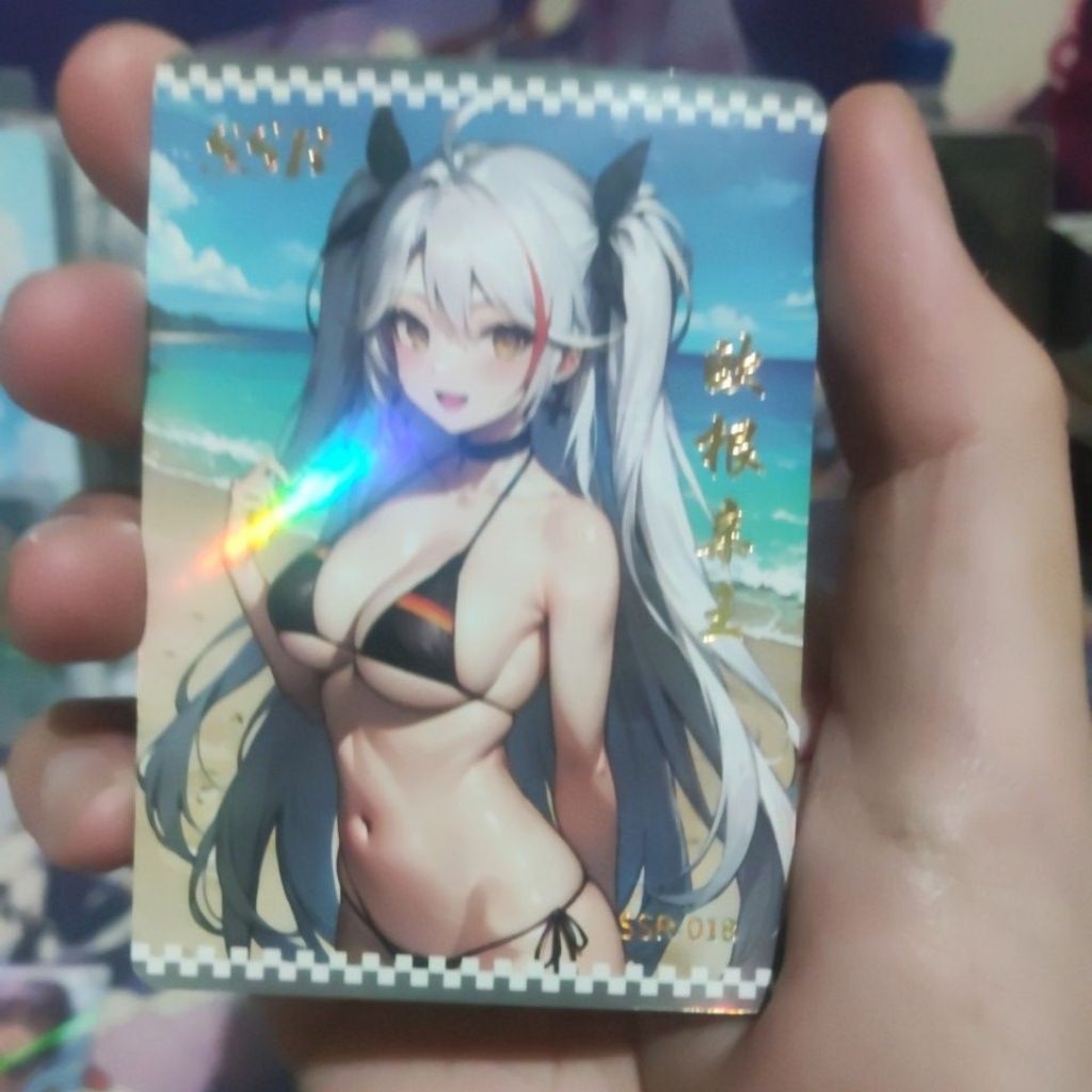 prinz eugen azur lane ssr girl's feast ccg