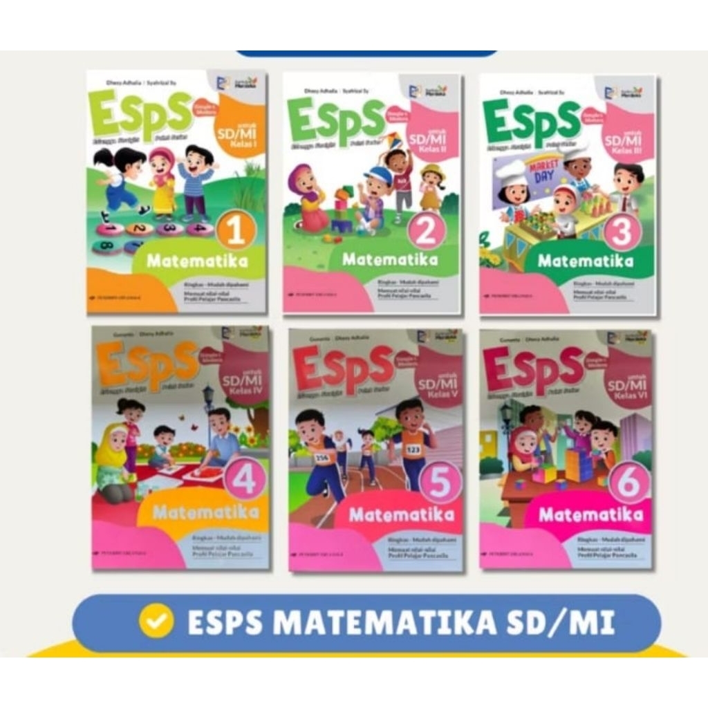 ESPS MATEMATIKA UNTUK SD KELAS 1-6 BUKU ORIGINAL