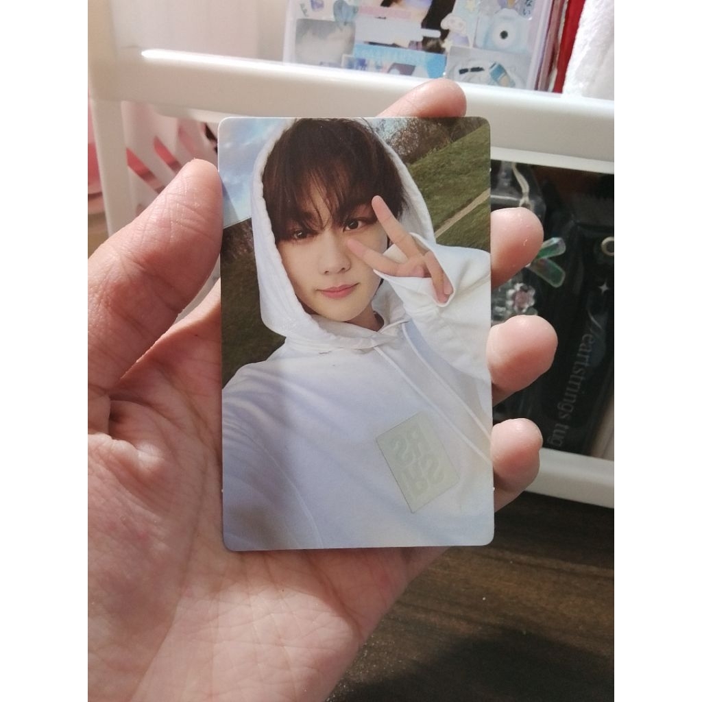 PHOTOCARD OFFICIAL ENHYPEN JUNGWON HOODIE DARK BLOOD