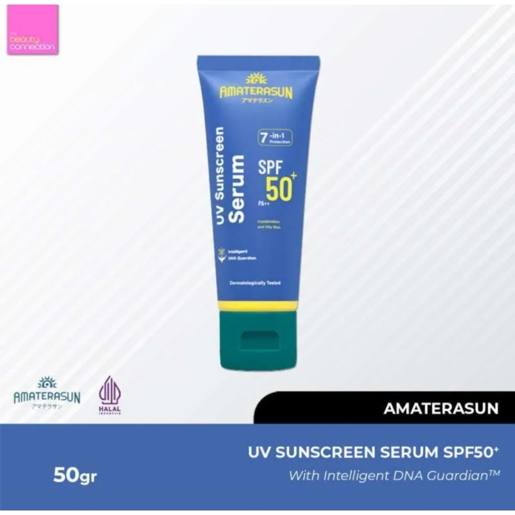 Amaterasun UV Sunscreen Serum 7in1 Spf 50+ Pa++ Intelligent DNA Guardian 50gr