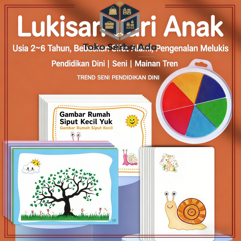 COD BUKU FINGER PAINTING mewarnai dengan jari