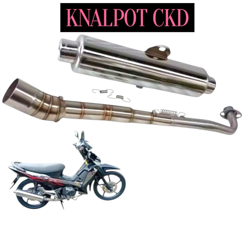 KNALPOT CKD STANDAR SUPRA 125 blade Supra 125 blade absolute revo karisma Knalpot Ckd absolute revo 