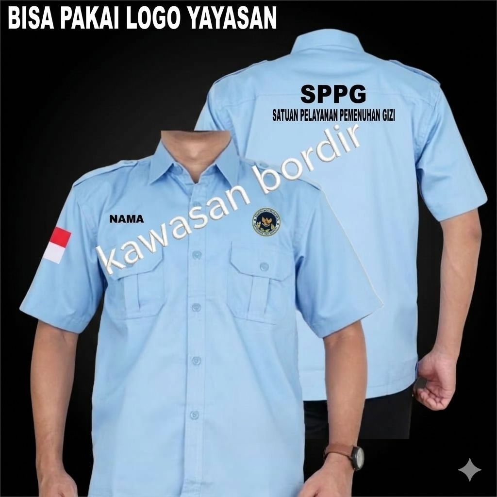 Terbaru kemeja sppg seragam sppg baju sppg pdh sppg kemeja bgn baju bgn seragam bgn pdh bgn kemeja b