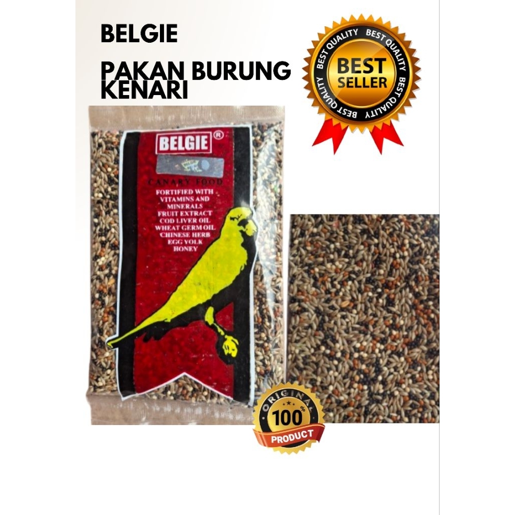 BELGIE PAKAN BURUNG KENARI 100 gram / PAKAN BURUNG KENARI BELGIE