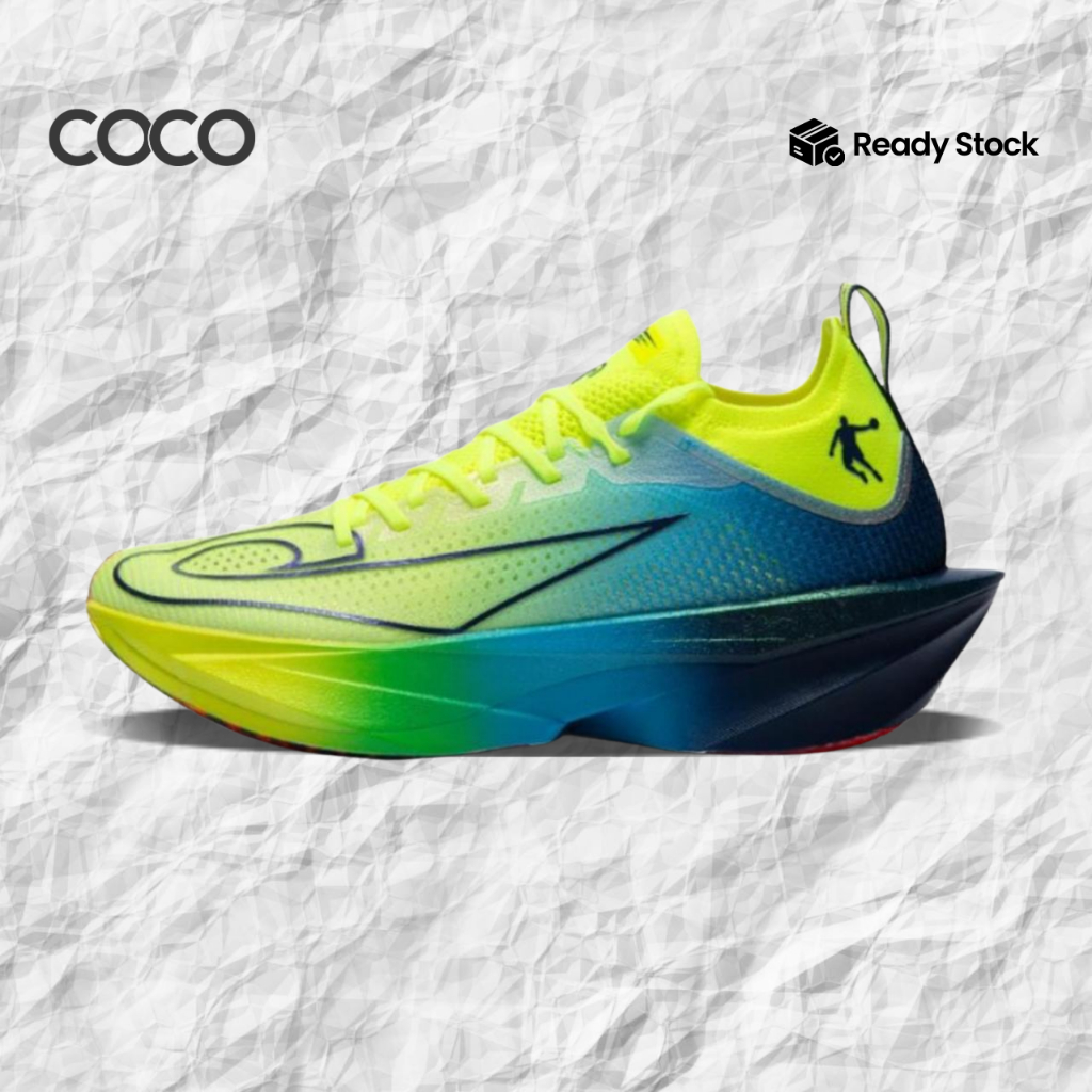 Sepatu Running Qiaodan FeiYing Plaid 2.0 Sparkle Yellow