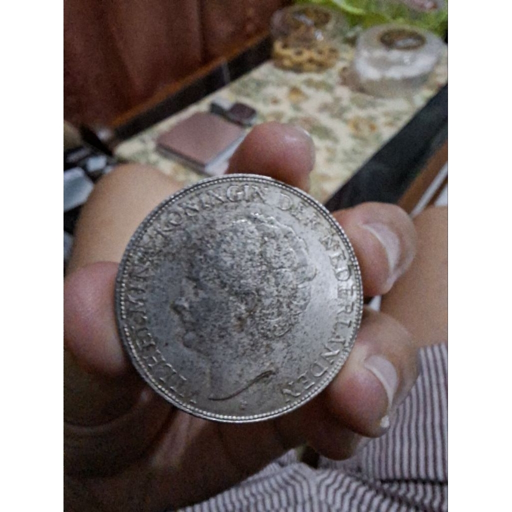 Koin Gulden Wilhelmina replika