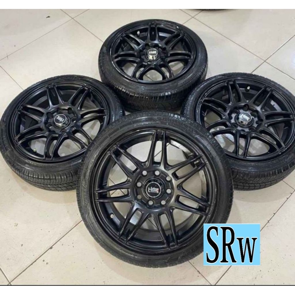 Velg Mobil Second HSR BENJOT Ring 14 Lebar 6 pcd 4x100/114,3 Et36 Velg Aja
