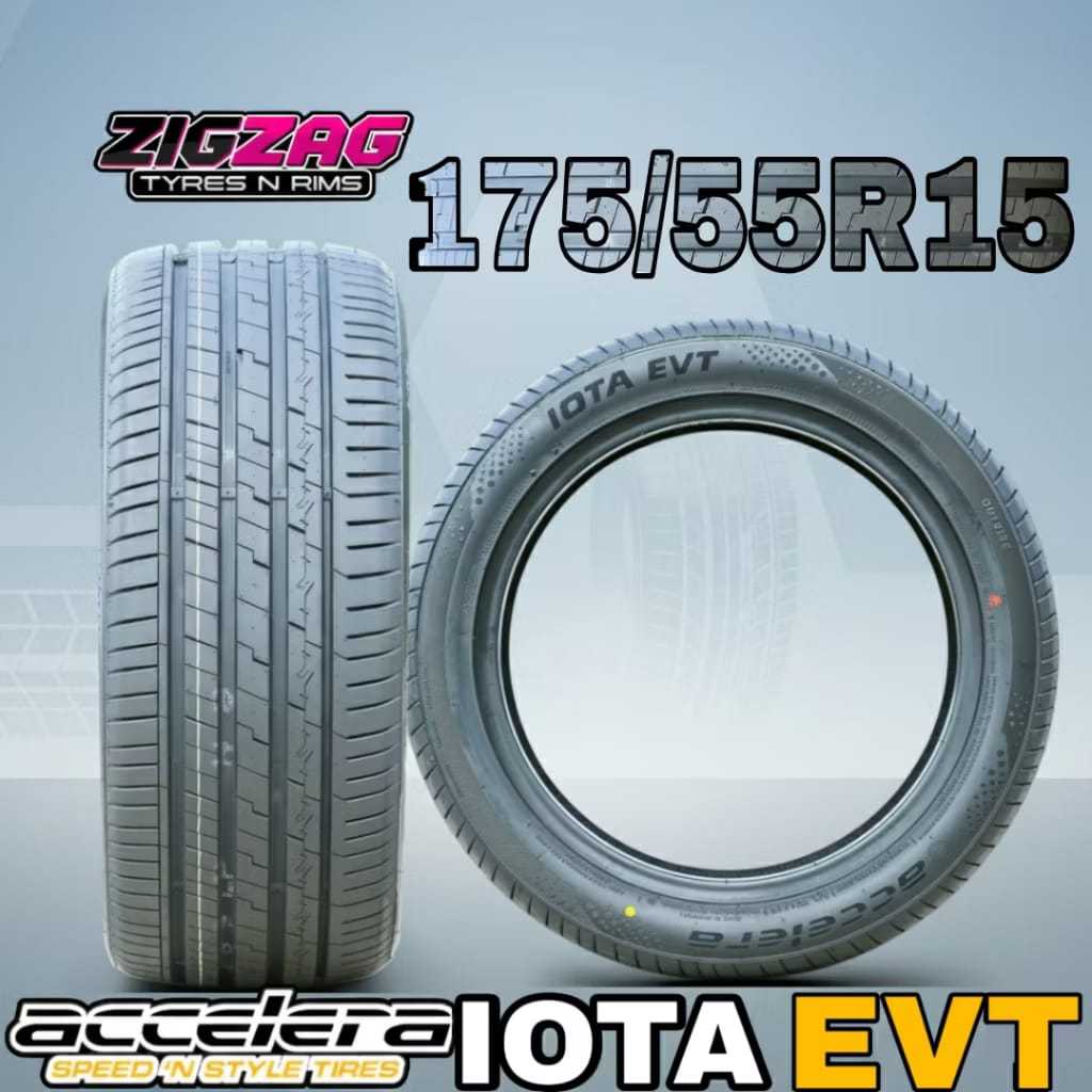 Ban Mobil Ring 15 Ukuran 175 55 R15 Accelera Iota Evt-Ban Tubles 175/55 Ring 15 Terbaru