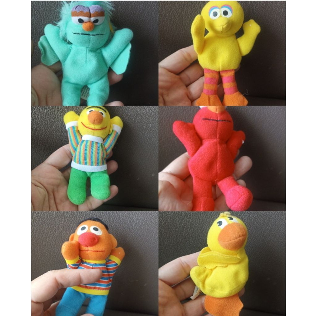 mainan happy meal McDonald sesame street satuan