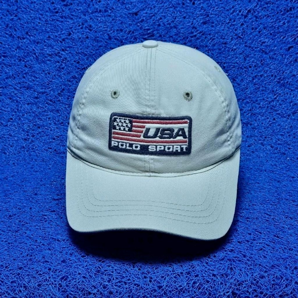 topi polo sport USA casual vintage