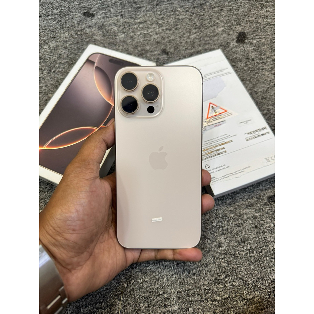 iphone 16 pro max 256gb ibox second deasert titanium