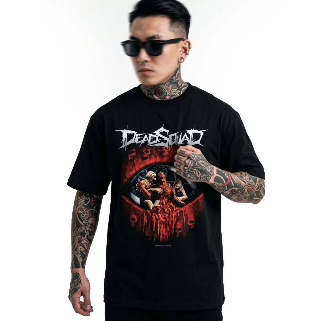 Deadsquad - Horror vision 2026 - Tshirt distro / kaos band metal original