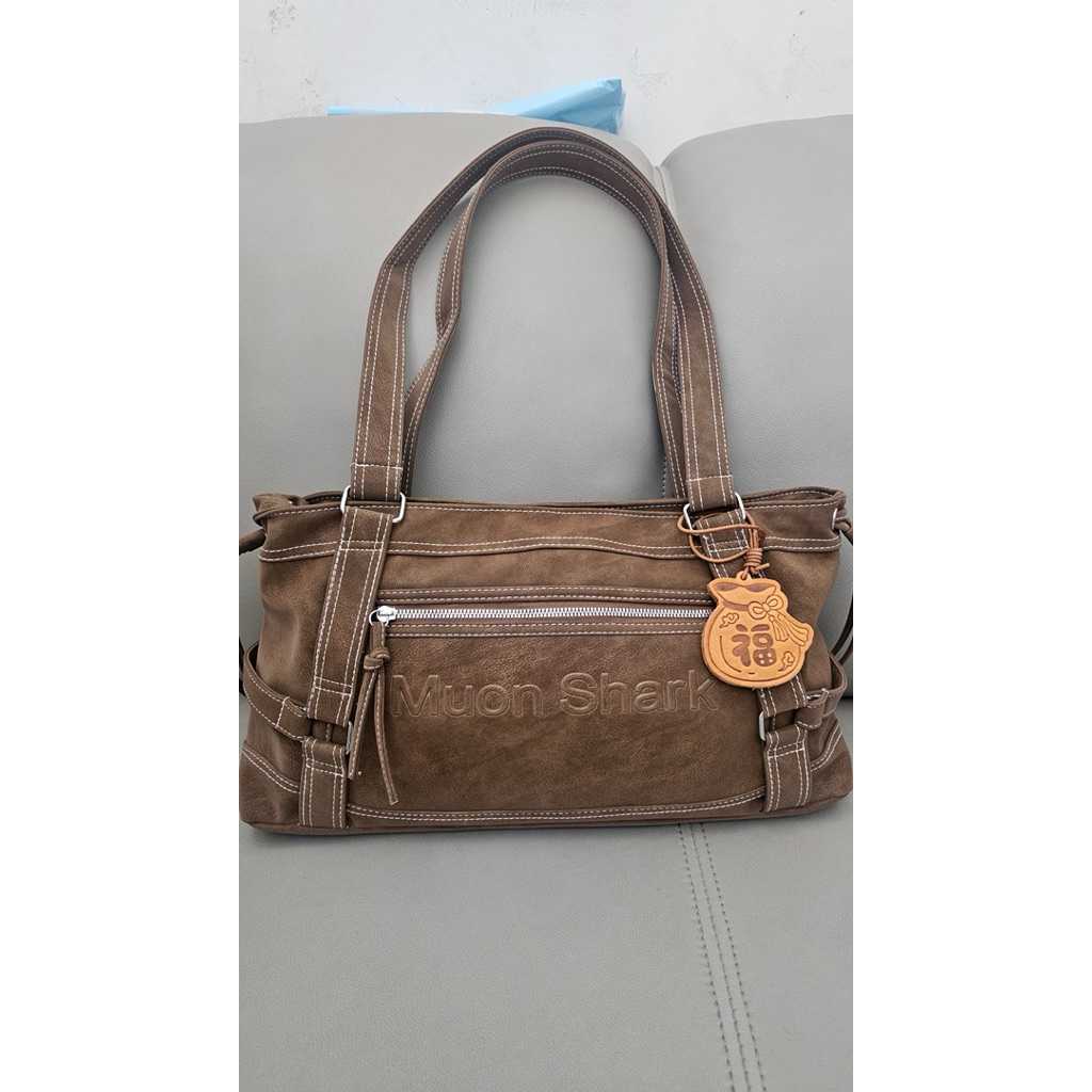 Tas suede murah bagus awet moun shark china