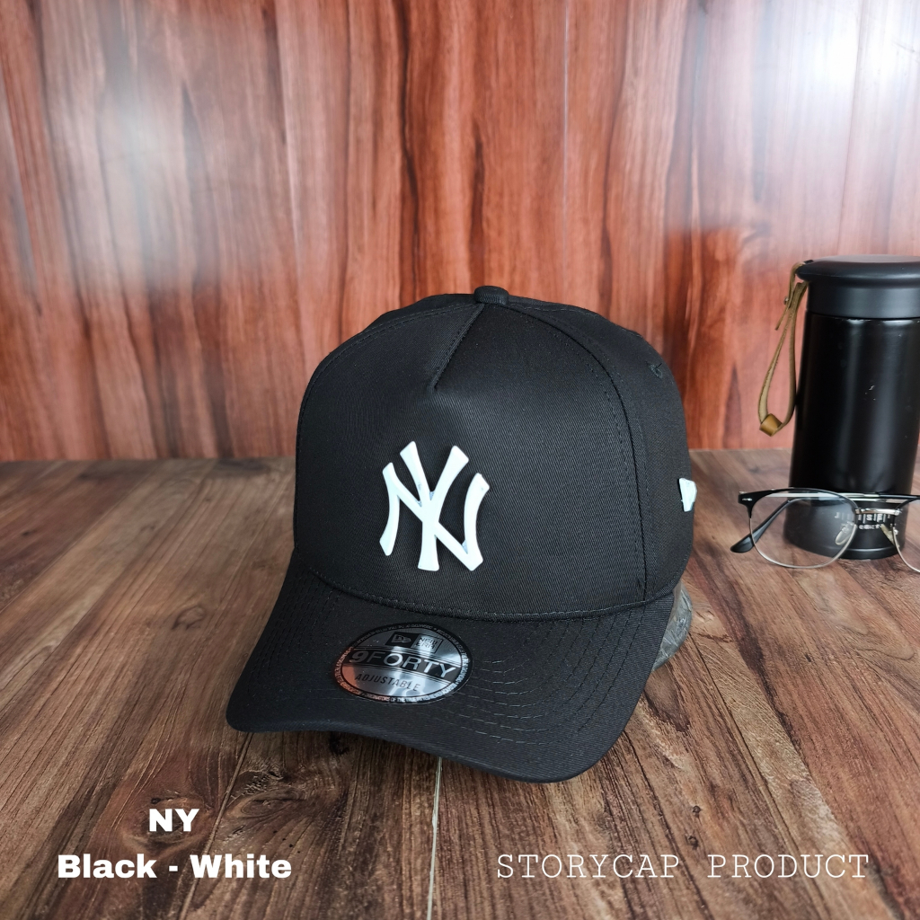 TOPI BASEBALL NY LA Logo PLAT BESI By NE