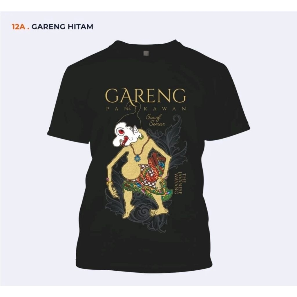 KAOS WAYANG GARENG // KAOS WAYANG