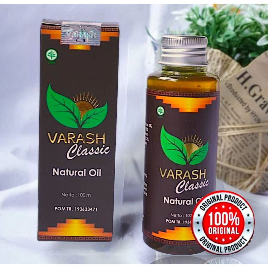 VARASH CLASSIC Minyak Varash Classic Oil Minyak Pijat, Terapi, Herbal Original 100ml
