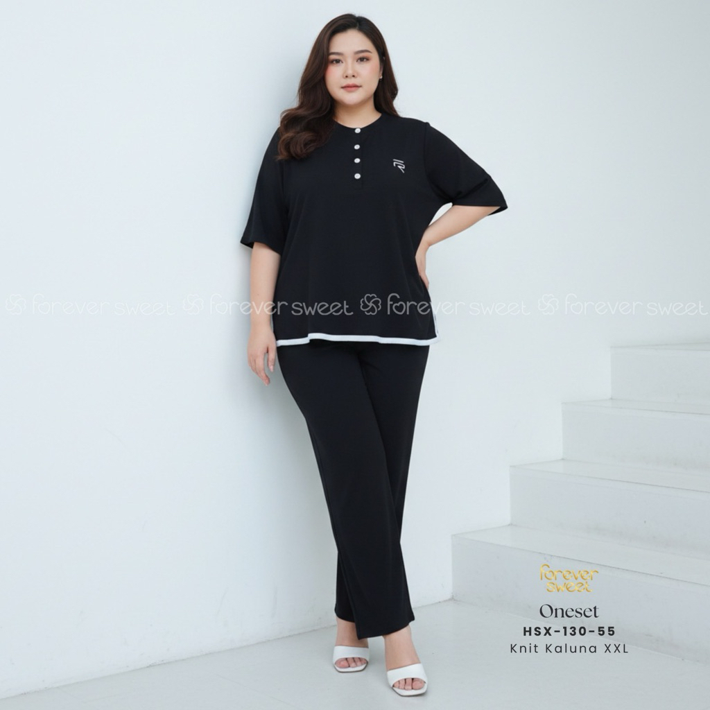 Forever Sweet Oneset Jumbo Knit | Baju Tidur Forever Jumbo